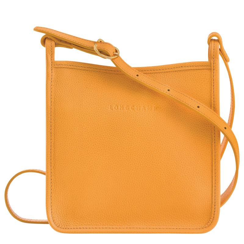 Apricot Orange Women\'s Longchamp Le Foulonné S Crossbody Bags | BROJA-1762