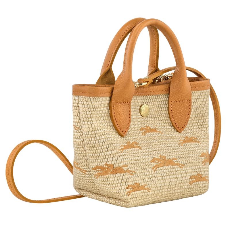 Apricot Orange Women's Longchamp Le Panier Pliage XS Basket Bag | JCBQP-0674