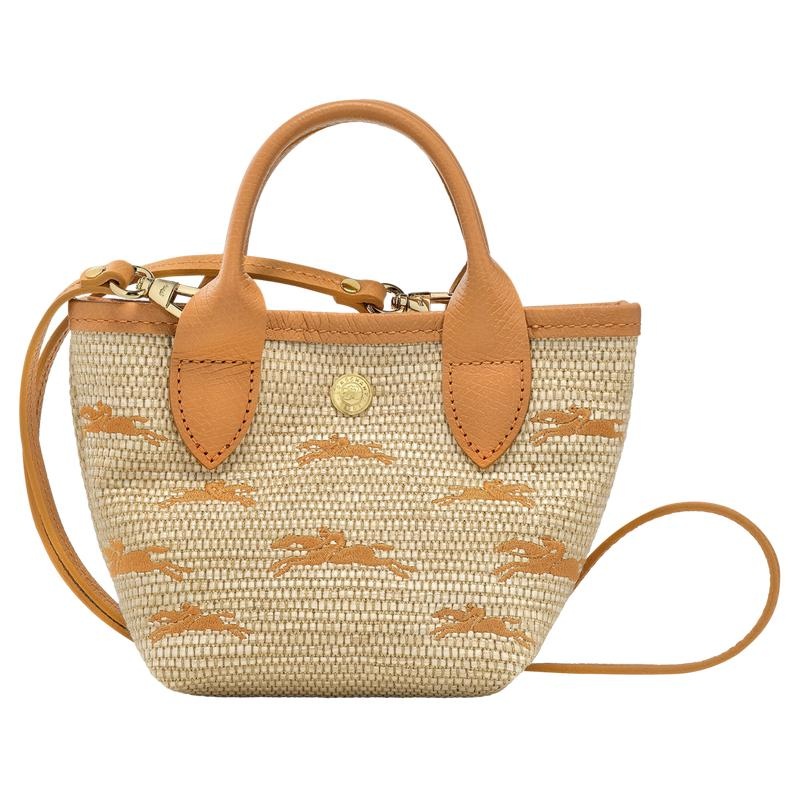 Apricot Orange Women's Longchamp Le Panier Pliage XS Basket Bag | JCBQP-0674