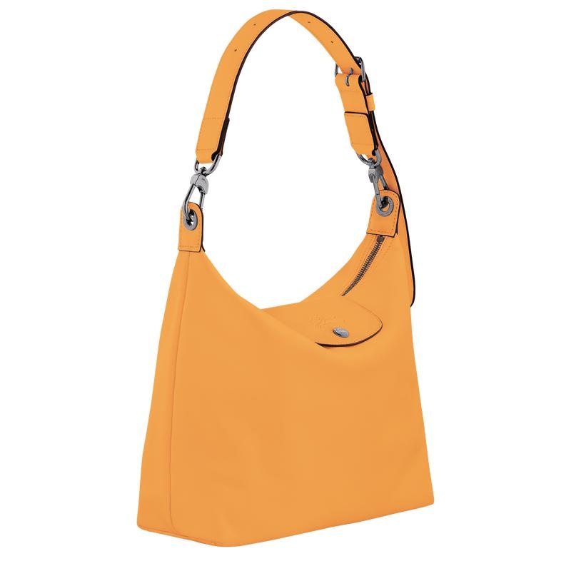 Apricot Orange Women's Longchamp Le Pliage Xtra M Hobo Bags | CXUMP-0358