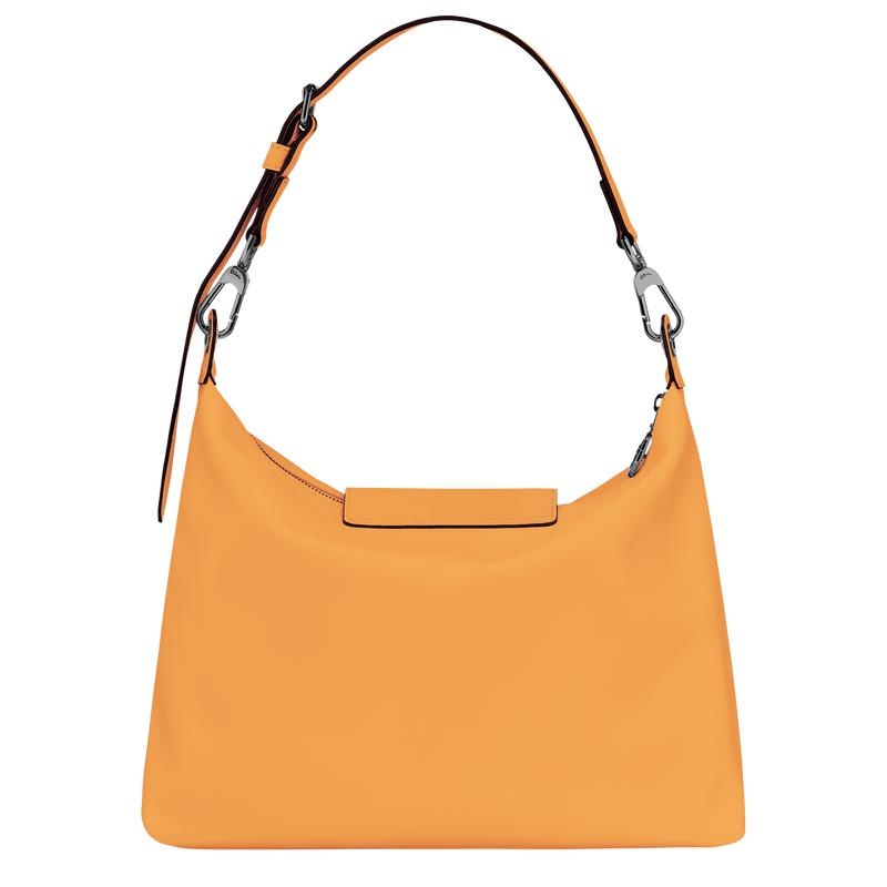 Apricot Orange Women's Longchamp Le Pliage Xtra M Hobo Bags | CXUMP-0358