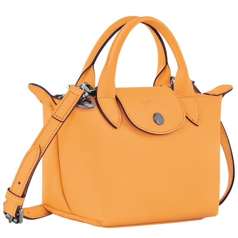 Apricot Orange Women's Longchamp Le Pliage Xtra XS Handbags | LRNAK-4586