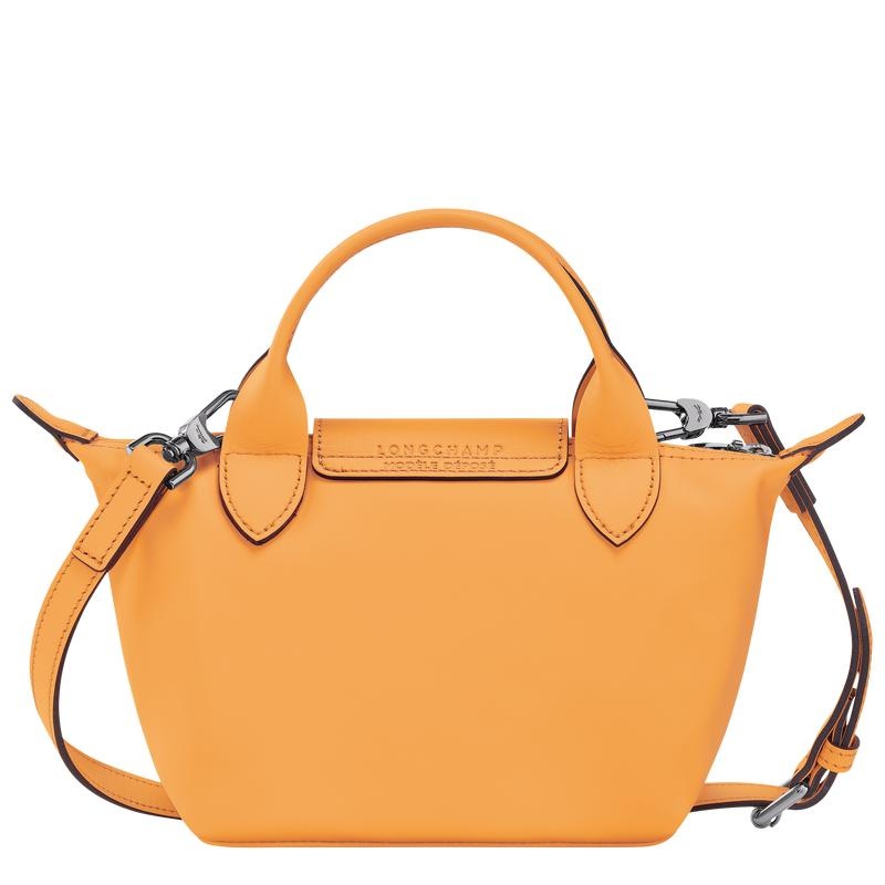 Apricot Orange Women's Longchamp Le Pliage Xtra XS Handbags | LRNAK-4586