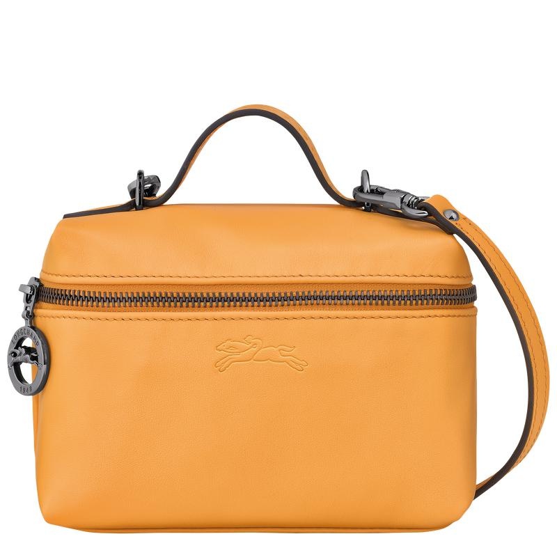 Apricot Orange Women\'s Longchamp Le Pliage Xtra XS Vanity Crossbody Bags | RAVNO-5821