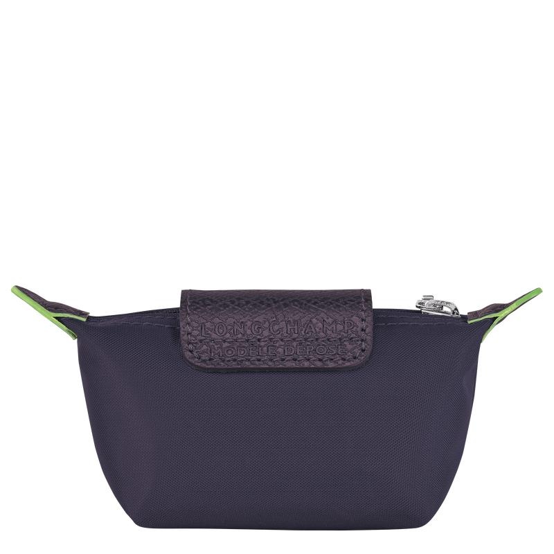 Bilberry Purple Men's Longchamp Le Pliage Green Coin Purses | LHQCN-7259