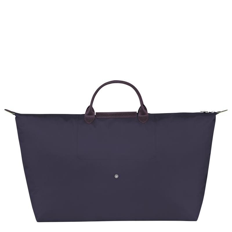 Bilberry Purple Women's Longchamp Le Pliage Green M Travel Bags | ZKOWY-8097