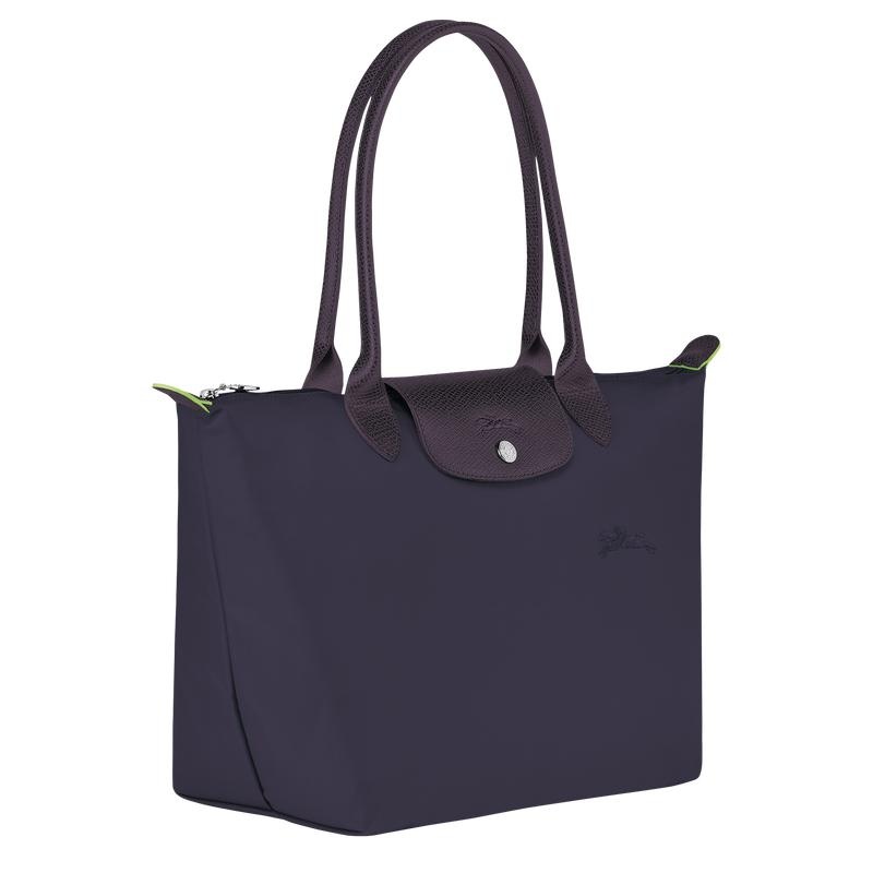 Bilberry Purple Women's Longchamp Le Pliage Green M Tote Bag | OIJNB-9621