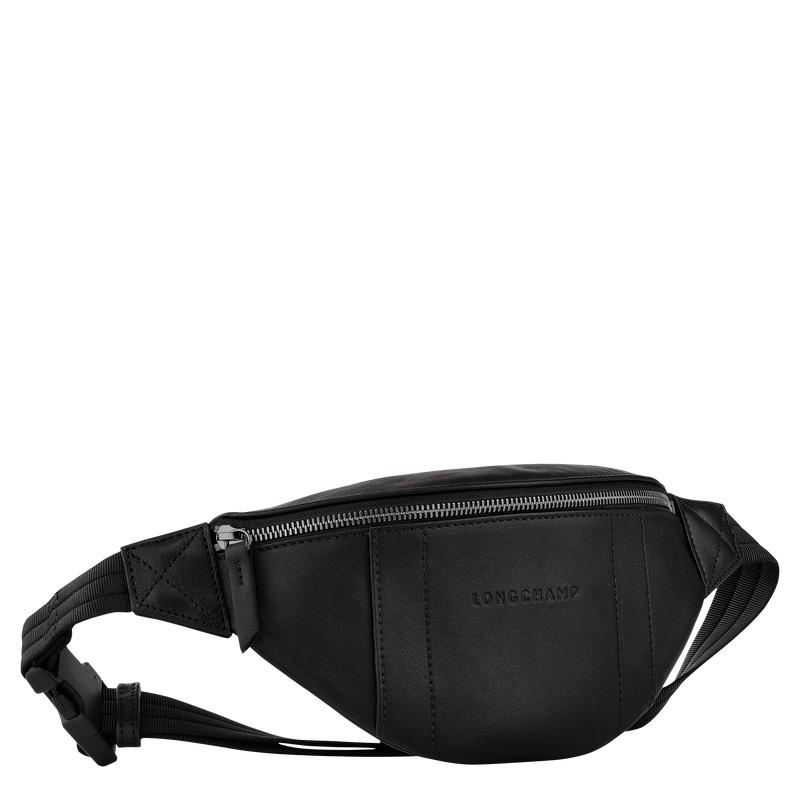 Black Men's Longchamp 3D S Belt Bags | UGIVT-2149