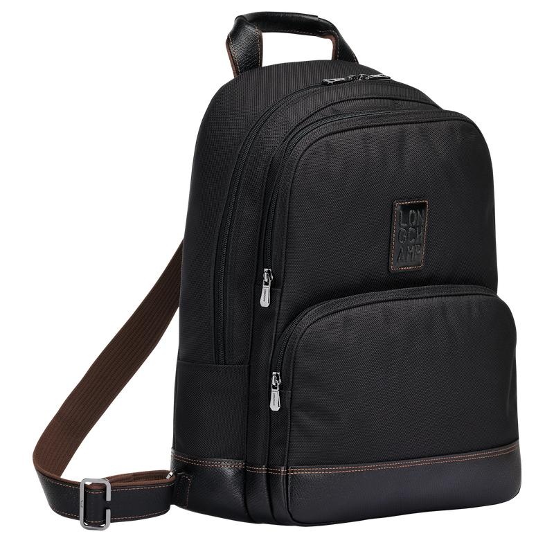 Black Men's Longchamp Boxford Backpacks | PINQK-8693