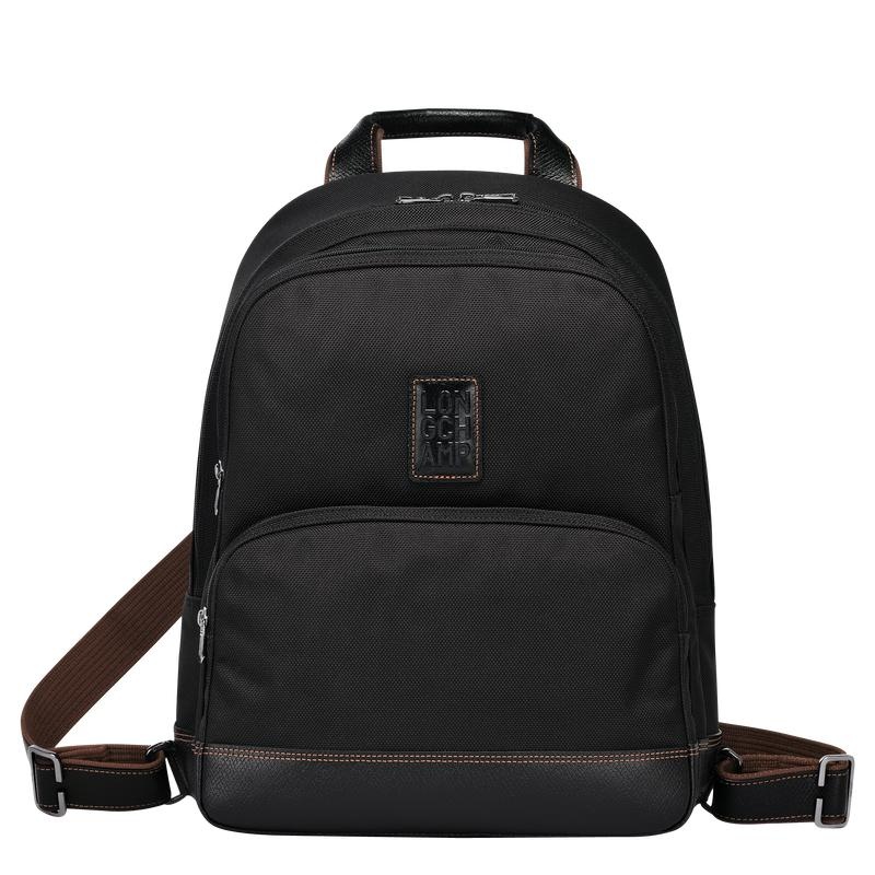 Black Men\'s Longchamp Boxford Backpacks | PINQK-8693