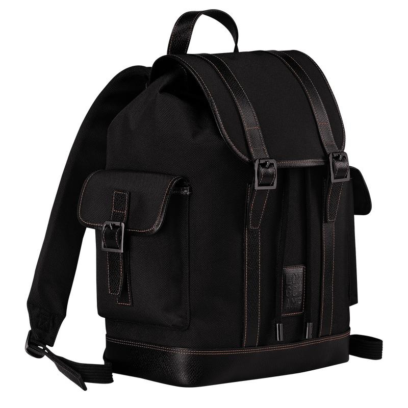 Black Men's Longchamp Boxford Backpacks | VNEPC-6408