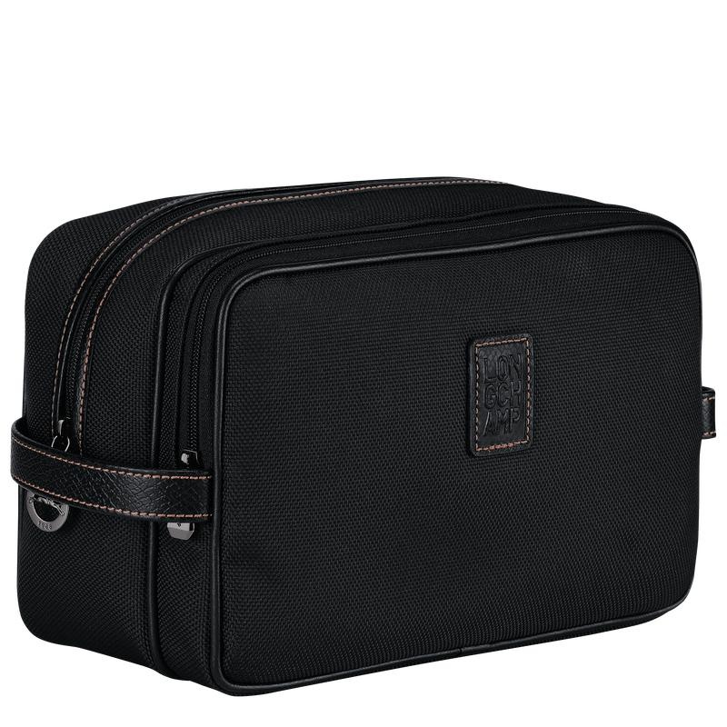 Black Men's Longchamp Boxford Toiletry Bags | SYCFG-4062