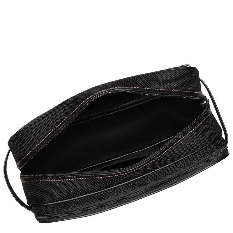 Black Men's Longchamp Boxford Toiletry Bags | SYCFG-4062