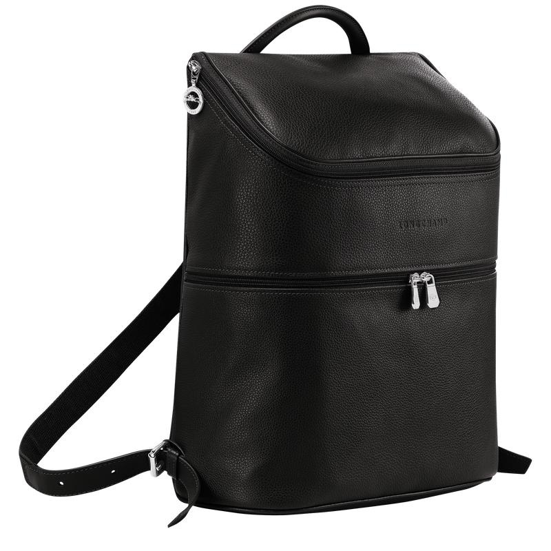 Black Men's Longchamp Le Foulonné Backpacks | HABUK-0947