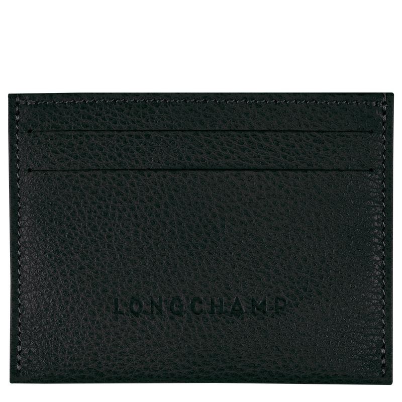 Black Men\'s Longchamp Le Foulonné Cardholders | MONQA-9483