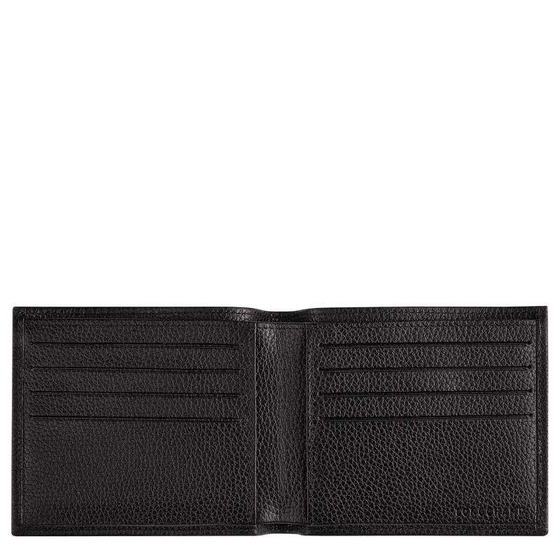 Black Men's Longchamp Le Foulonné Wallets | JLXMQ-1580