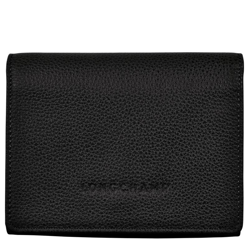 Black Men\'s Longchamp Le Foulonné Wallets | IBNTQ-5602