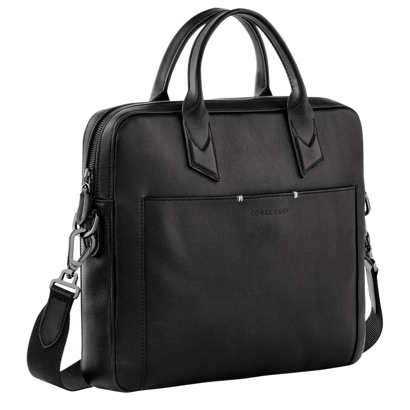 Black Men's Longchamp sur Seine S Briefcase | CPKQH-4815