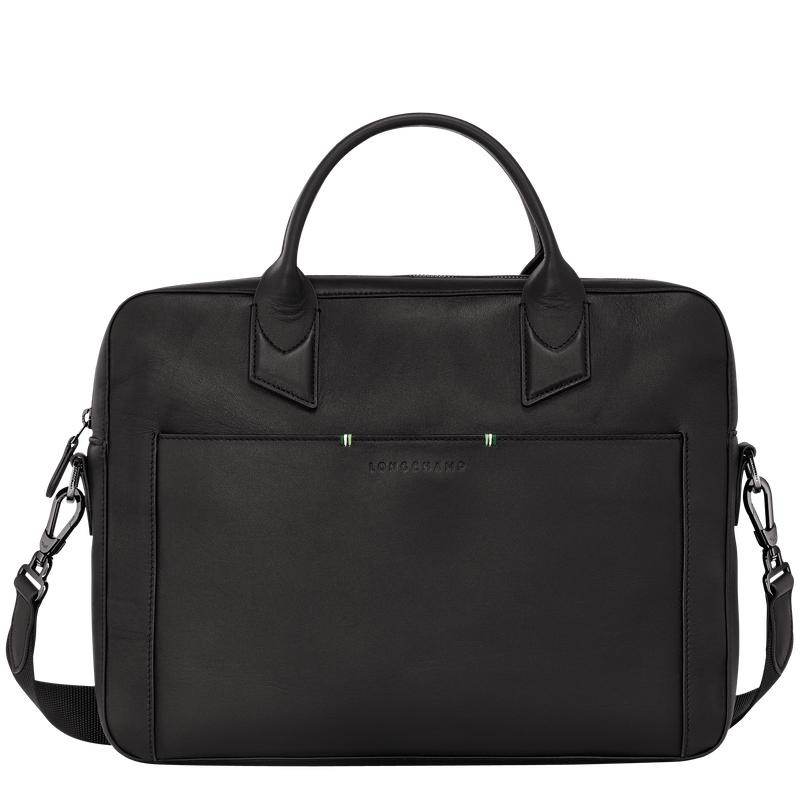 Black Men\'s Longchamp sur Seine S Briefcase | CPKQH-4815