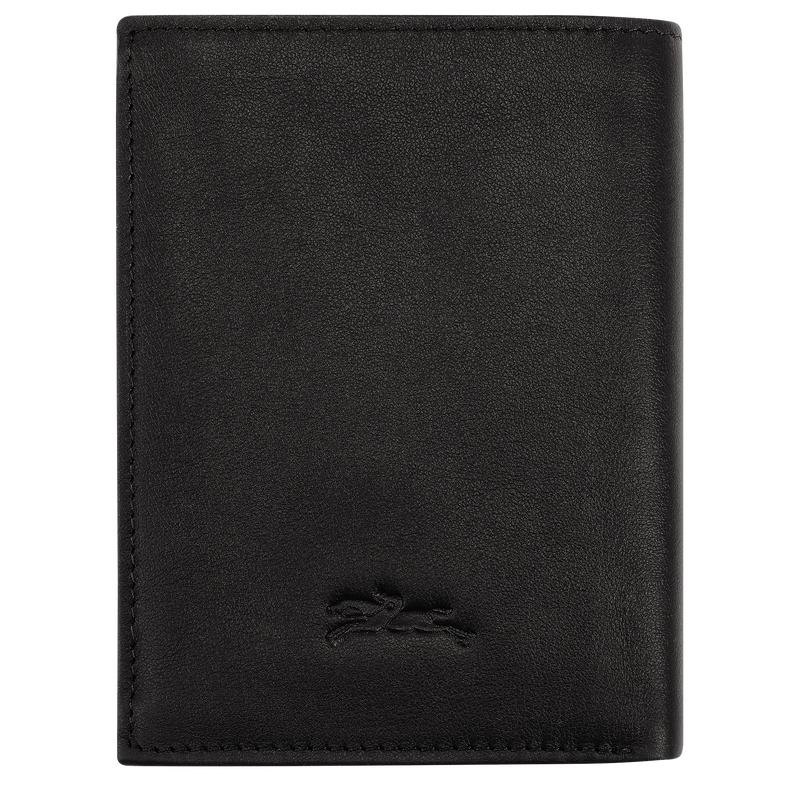 Black Men's Longchamp sur Seine Wallets | BOPNH-8349