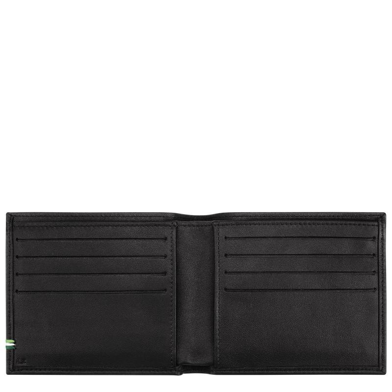 Black Men's Longchamp sur Seine Wallets | ZCGTF-5374