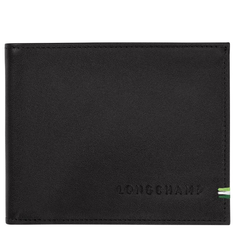 Black Men\'s Longchamp sur Seine Wallets | CNTSE-7240