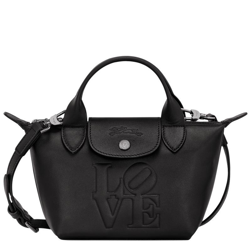 Black Men\'s Longchamp x Robert Indiana XS Handbags | NFXUW-3076