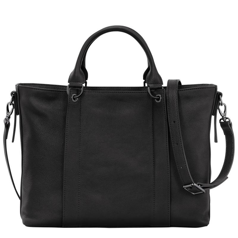 Black Women's Longchamp 3D L Handbags | XSLPB-9087