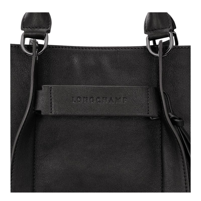 Black Women's Longchamp 3D L Handbags | XSLPB-9087