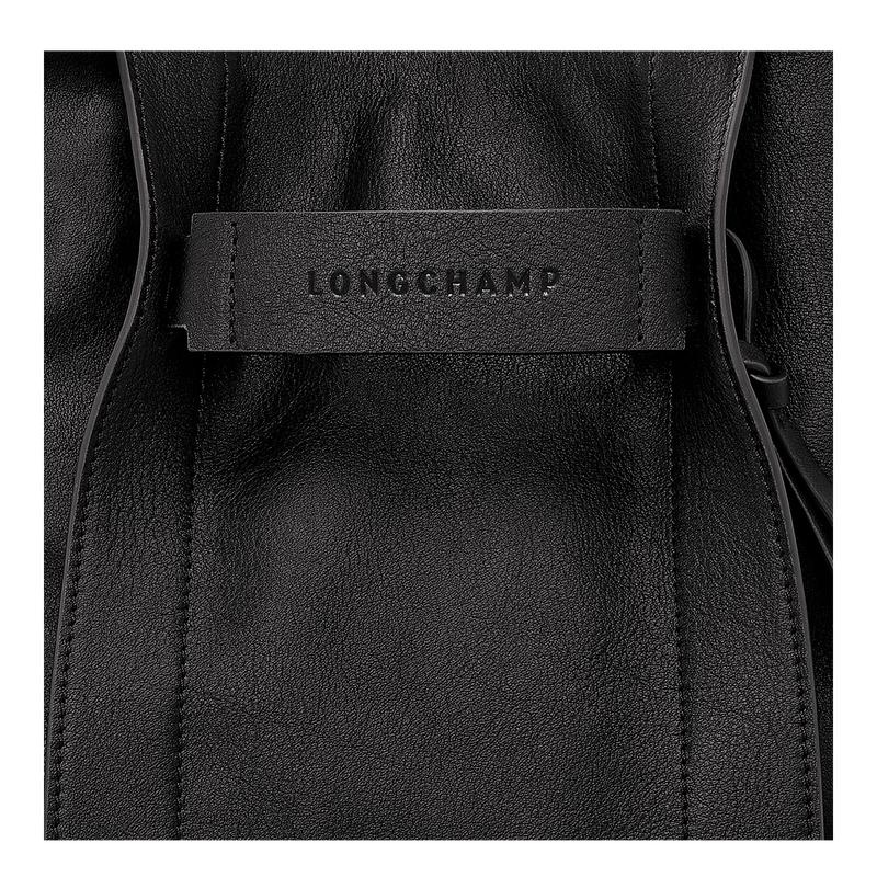 Black Women's Longchamp 3D S Crossbody Bags | QWZEK-8317