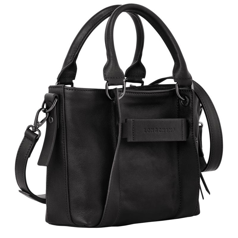 Black Women's Longchamp 3D S Handbags | NZSQU-3625