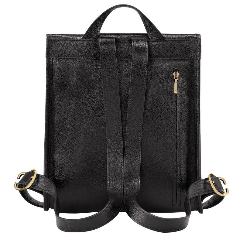 Black Women's Longchamp Le Foulonné Backpacks | RLSJH-2437