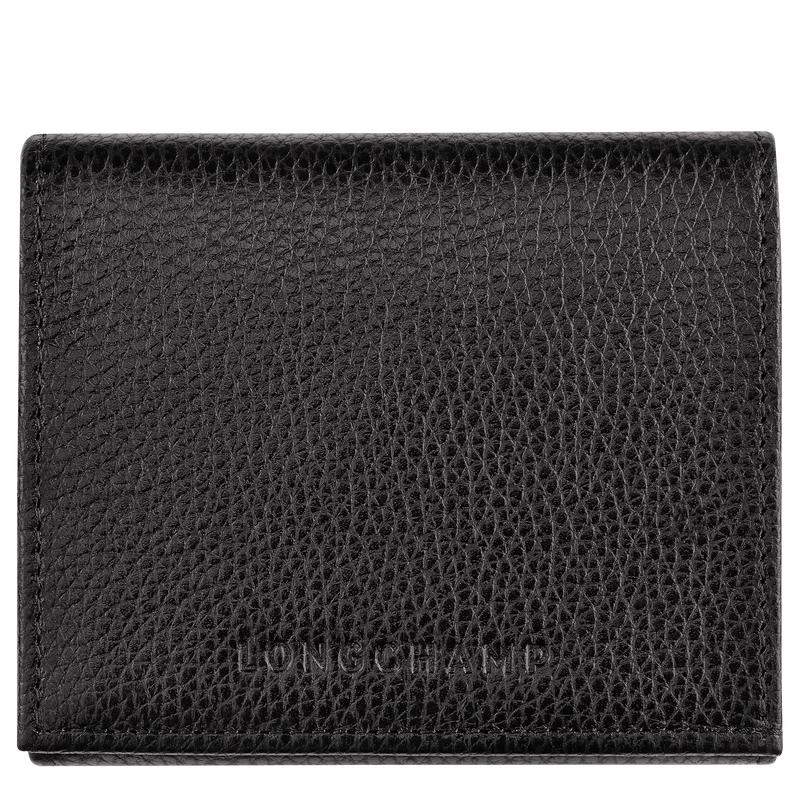 Black Women\'s Longchamp Le Foulonné Coin Purses | GJPON-0672