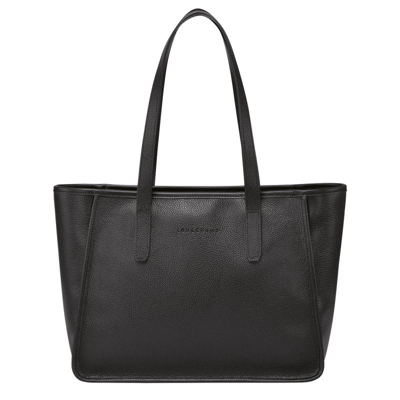 Black Women\'s Longchamp Le Foulonné L Tote Bag | QIJSX-6179