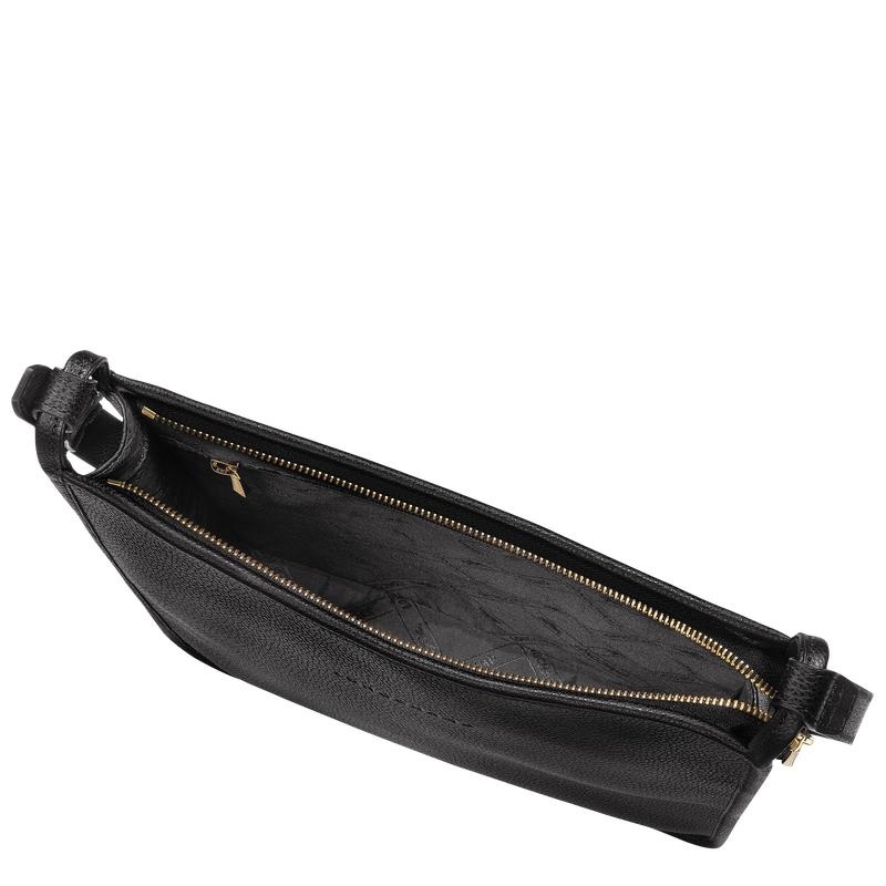 Black Women's Longchamp Le Foulonné M Crossbody Bags | VOBTZ-7346