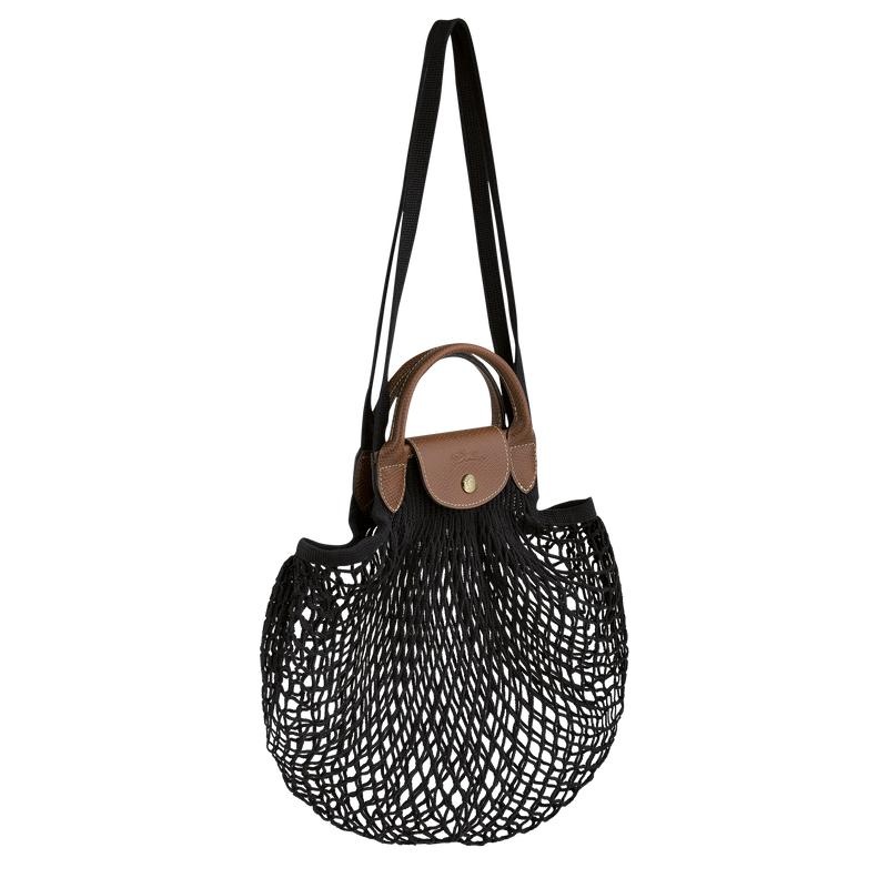 Black Women's Longchamp Le Pliage Filet L Mesh Bag | EVAKT-5619