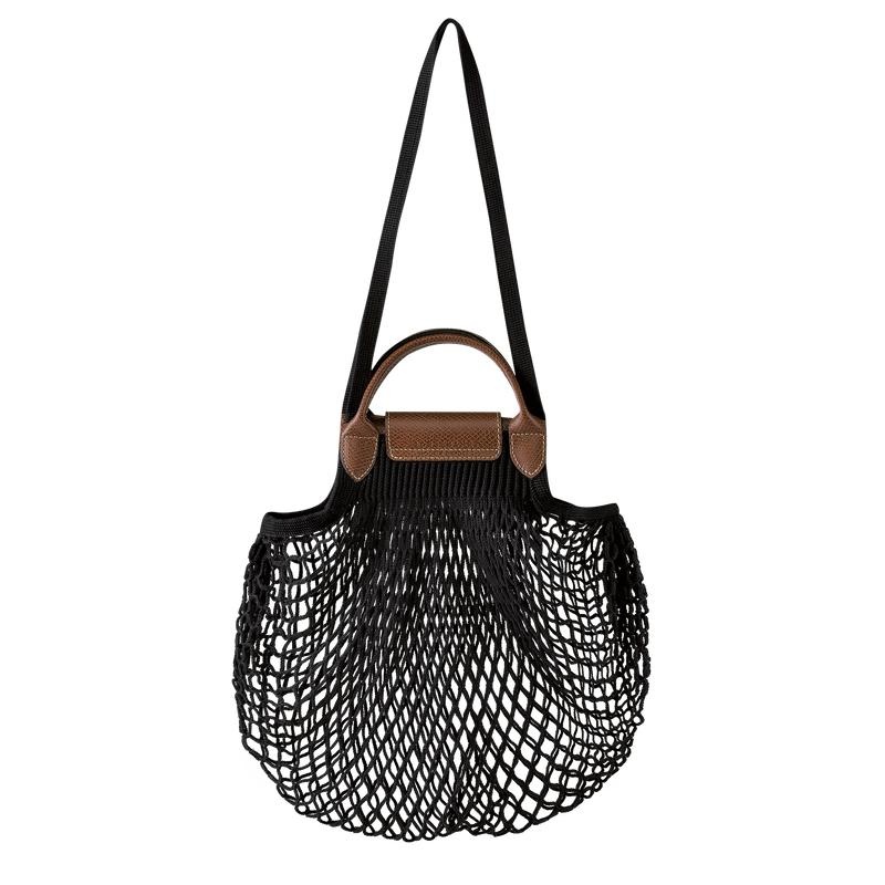 Black Women's Longchamp Le Pliage Filet L Mesh Bag | EVAKT-5619