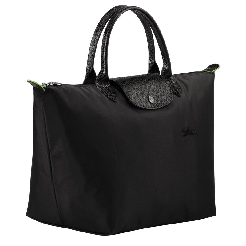 Black Women's Longchamp Le Pliage Green M Handbags | RLMHC-9416