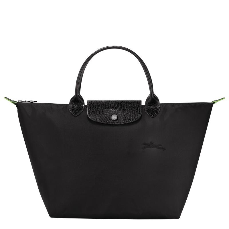 Black Women\'s Longchamp Le Pliage Green M Handbags | RLMHC-9416