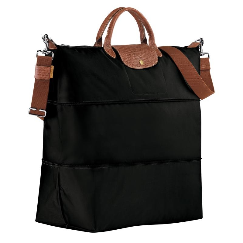 Black Women's Longchamp Le Pliage Original expandable Travel Bags | PNAWY-4821