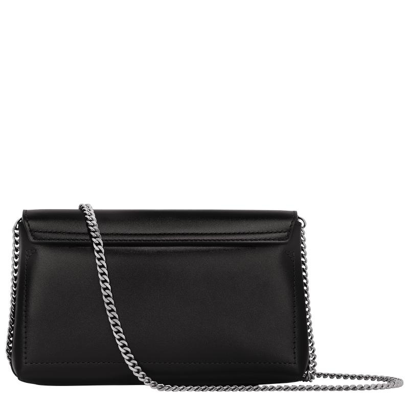 Black Women's Longchamp Roseau Clutch Bag | ANMIY-7693