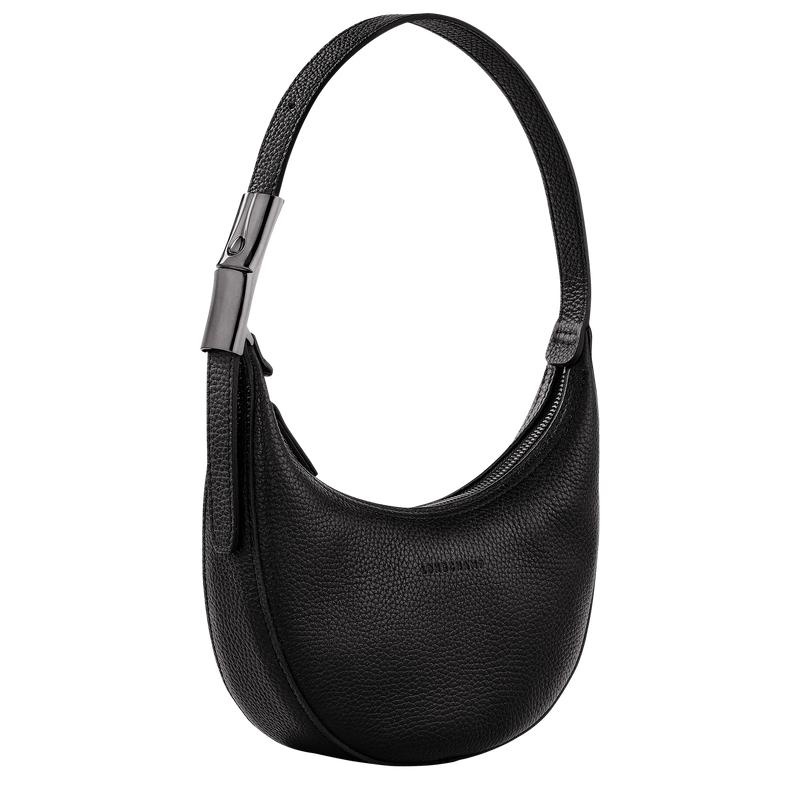 Black Women's Longchamp Roseau Essential S Hobo Bags | BNSIP-0569