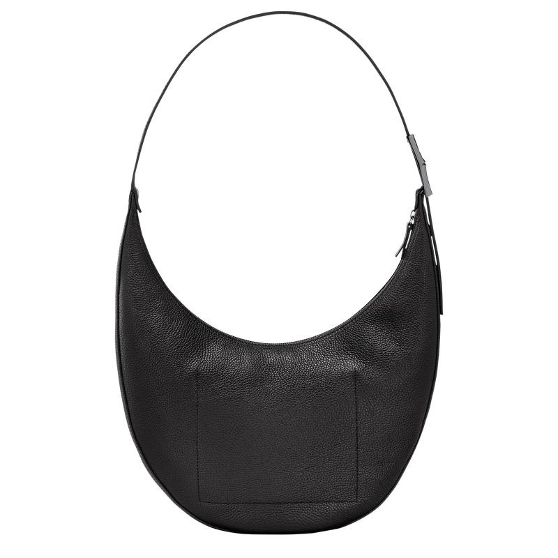 Black Women's Longchamp Roseau Essential L Crossbody Bags | NVGMY-2639