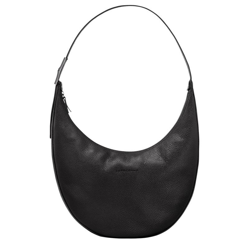 Black Women\'s Longchamp Roseau Essential L Crossbody Bags | NVGMY-2639