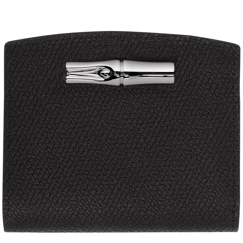 Black Women\'s Longchamp Roseau Wallets | REPGL-5847