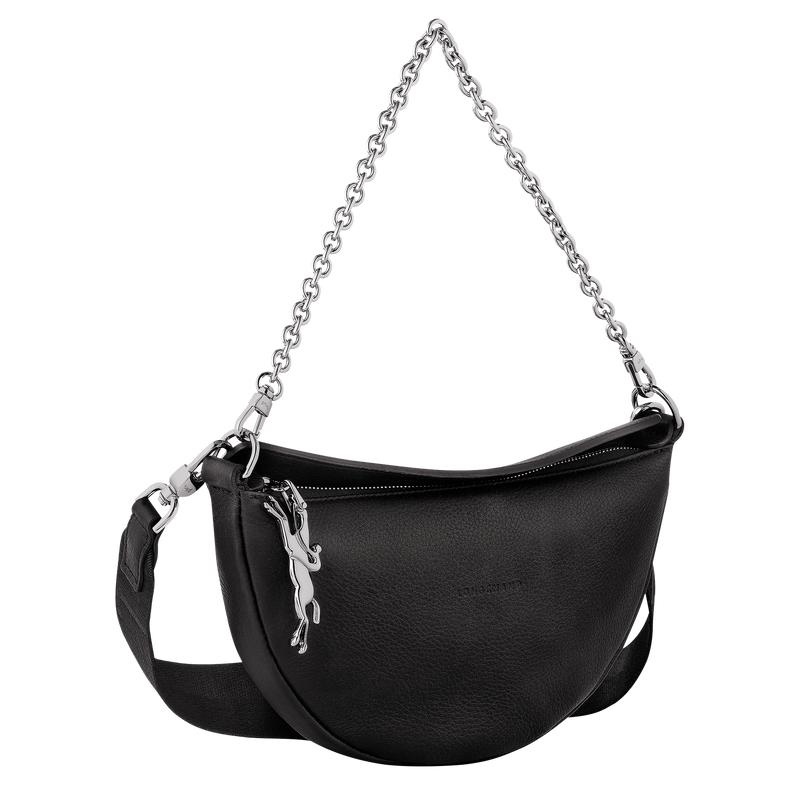 Black Women's Longchamp Smile S Crossbody Bags | KSHIN-1840