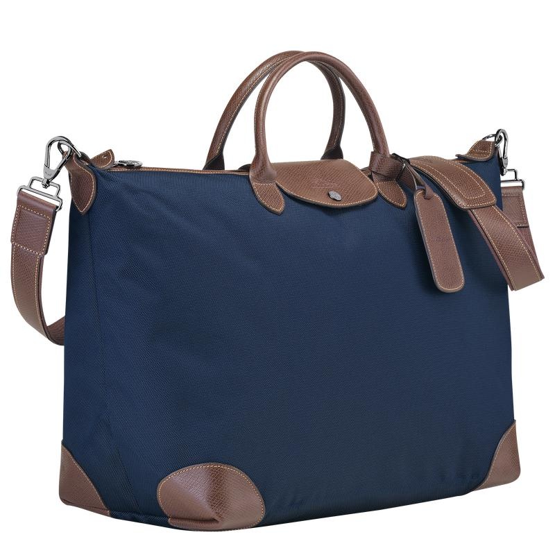 Blue Men's Longchamp Boxford S Travel Bags | XNPUE-4310