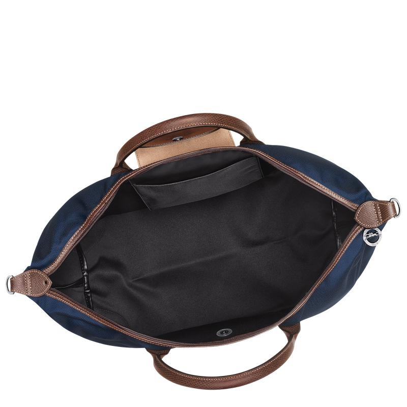 Blue Men's Longchamp Boxford S Travel Bags | XNPUE-4310