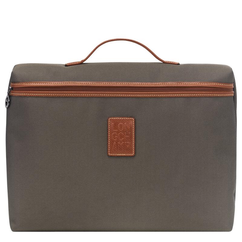 Brown Men\'s Longchamp Boxford S Briefcase | SIDVC-9135