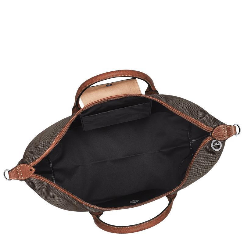 Brown Men's Longchamp Boxford S Travel Bags | MCWJH-5683